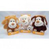 PELUCHE PERRO  17CM APROX. EN 3 COLORES