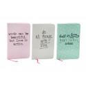 LIBRETA CARTON 9,5X14,5 80 HOJAS 3 SURT.(PRECIO POR UNIDAD)