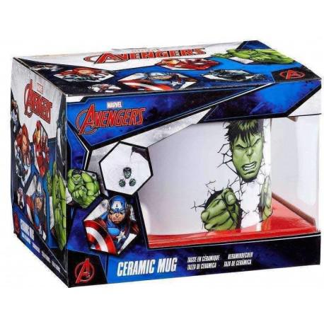 TAZA Marvel XL Mug Bursting Hulk -Ceramica-