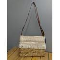 BOLSO MIMBRE ALGODON 26X16X30 FLECOS