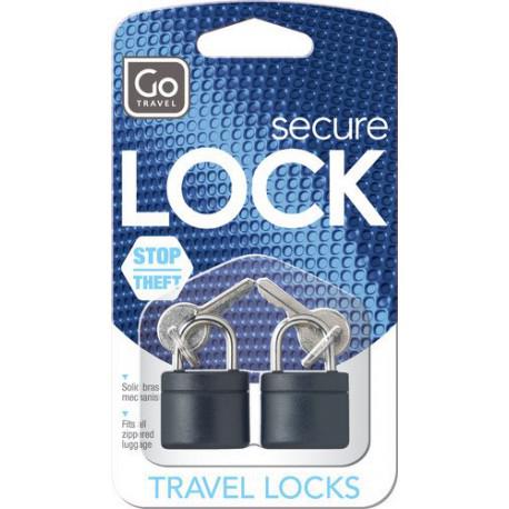 PACK 2 CANDADOS LOCK SECURE - TRAVEL LOCKS- PACK 2 CANDADOS LOCK SECURE - TRAVEL LOCKS-