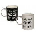 Taza de cerámica Solo tengo ojos para ti (precio por unidad)
