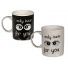Taza de cerámica Solo tengo ojos para ti (precio por unidad)