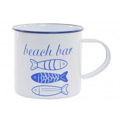 VASO-TAZA EN METAL -BEACH BAR-