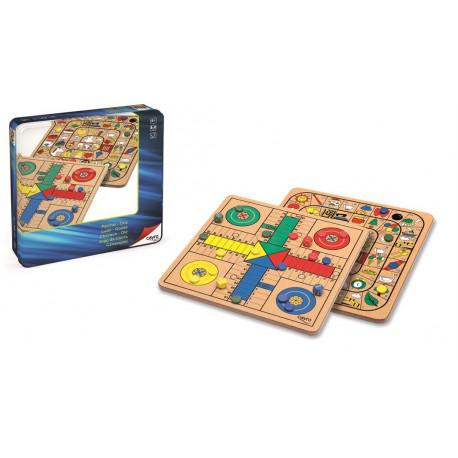 Parchís - Oca de Madera Metal Box