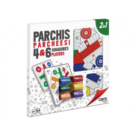 Cayro - Parchís para 4 y 6 Jugadores - Juego de Tradicional