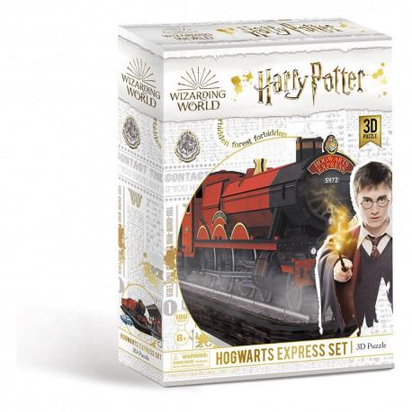 Harry Potter Puzzle 3D Expreso de Hogwarts Set (180 piezas)
