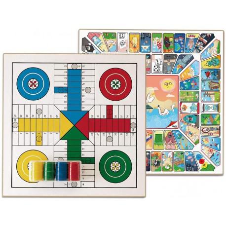 Cayro - Parchís y Oca - Juego de Tradicional - Juego de Mesa