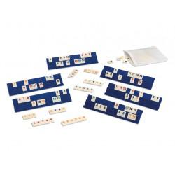 Juego de mesa Rummi Classic para 2 a 6 jugadores, fichas y soportes incluidos