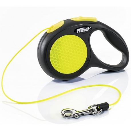 Trixie -Flexi - Correa new classic neon reflect XS cordon 3 m 8kg