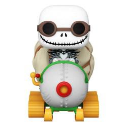 Pesadilla antes de Navidad POP! Rides Vinyl Figura Jack w/Goggles & Snowmobile 18 cm