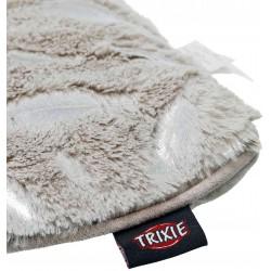 Trixie Manta Feather Suave  para Mascotas Perros y Gatos Cálida Gris 100x70 cm