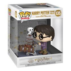 Funko Pop Harry Potter POP! Deluxe Vinyl Figura Harry Pushing Trolley 9 cm