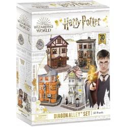 Harry Potter Puzzle 3D -Set del Callejón Diagón Puzzles 3D, Kit de Construcción