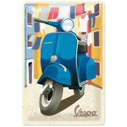 Placa de metal 20x30 cms. Vespa - Italian Laundry