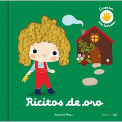 Libro para niños - Ricitos de oro. Cuento con texturas