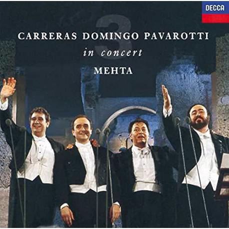 CD Carreras, Domingo, Pavarotti, in concert MEHTA - Los tres tenores en Caracalla