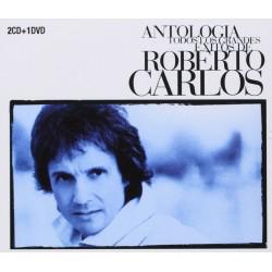 CD ROBERTO CARLOS -Antologia- 2cd+dvd Todos sus grandes exitos