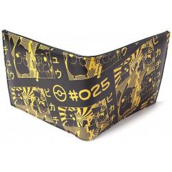 Cartera-Monedero Pikachu -Plegable- Bioworld Manga (16 cm) Color Negro