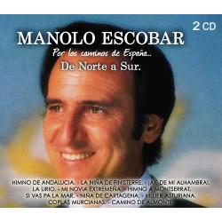 Cd Música Manolo Escobar -De Norte a Sur- 2 CD