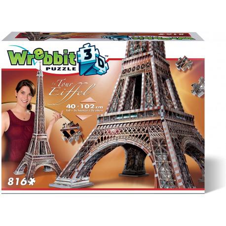 Wrebbit 3D- Catedral de Notre-Dame de París Puzzle 3D, 830 Piezas