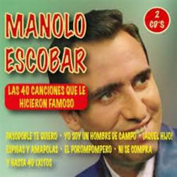 Cd Música Manolo Escobar -Sus Mejores Años-