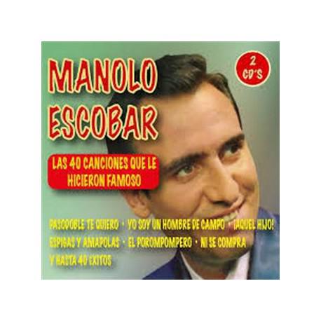 Ideal Parte profesor Comprar Cd Música Manolo Escobar -Las 40 Canciones...