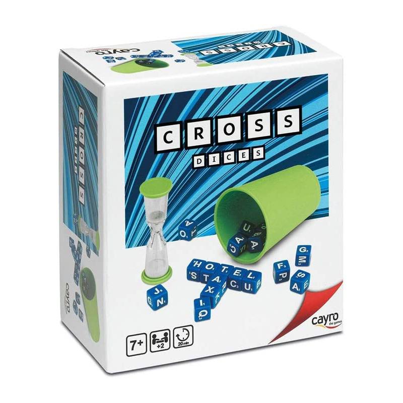 Cayro Cross Dice, juego de mesa familiar para formar palabras con dados