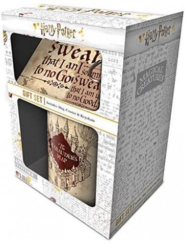 Pack Taza + llavero + posavasos Harry Potter - Mapa...