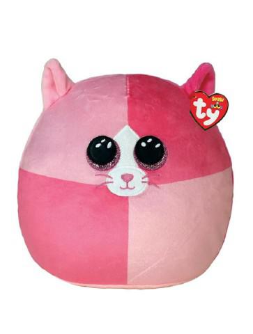 Peluche  Ty Beanie color rosa y mide 20 cm