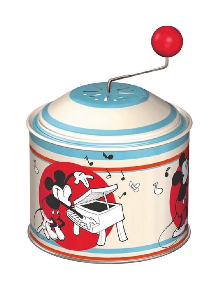 Frugal pecado al revés Mickey Mouse Caja de música. Lata con melodía de los gladiadores