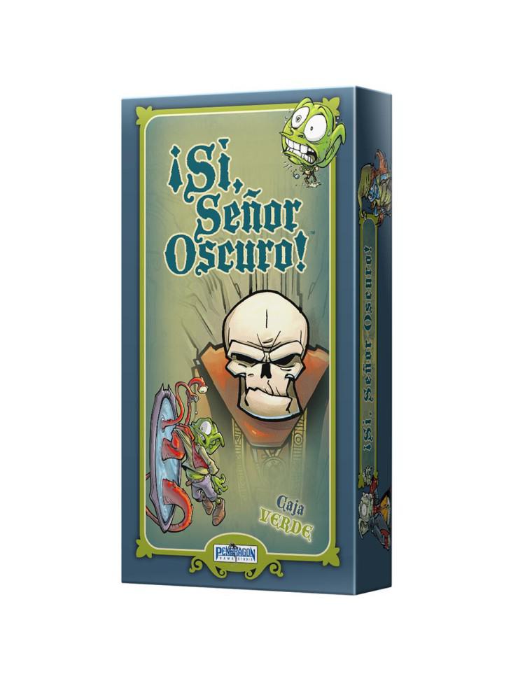 Sí Señor Oscuro Caja Verde juego de mesa humor fantasía cartas