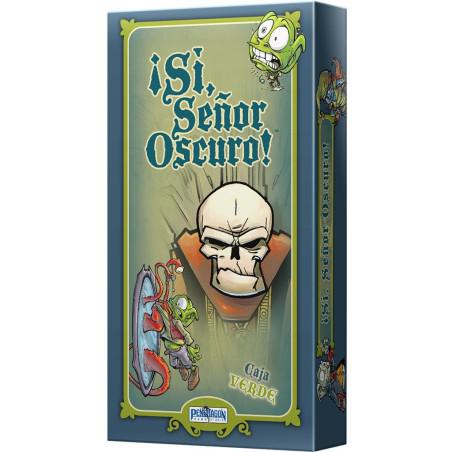 Sí Señor Oscuro Caja Verde juego de mesa humor fantasía cartas
