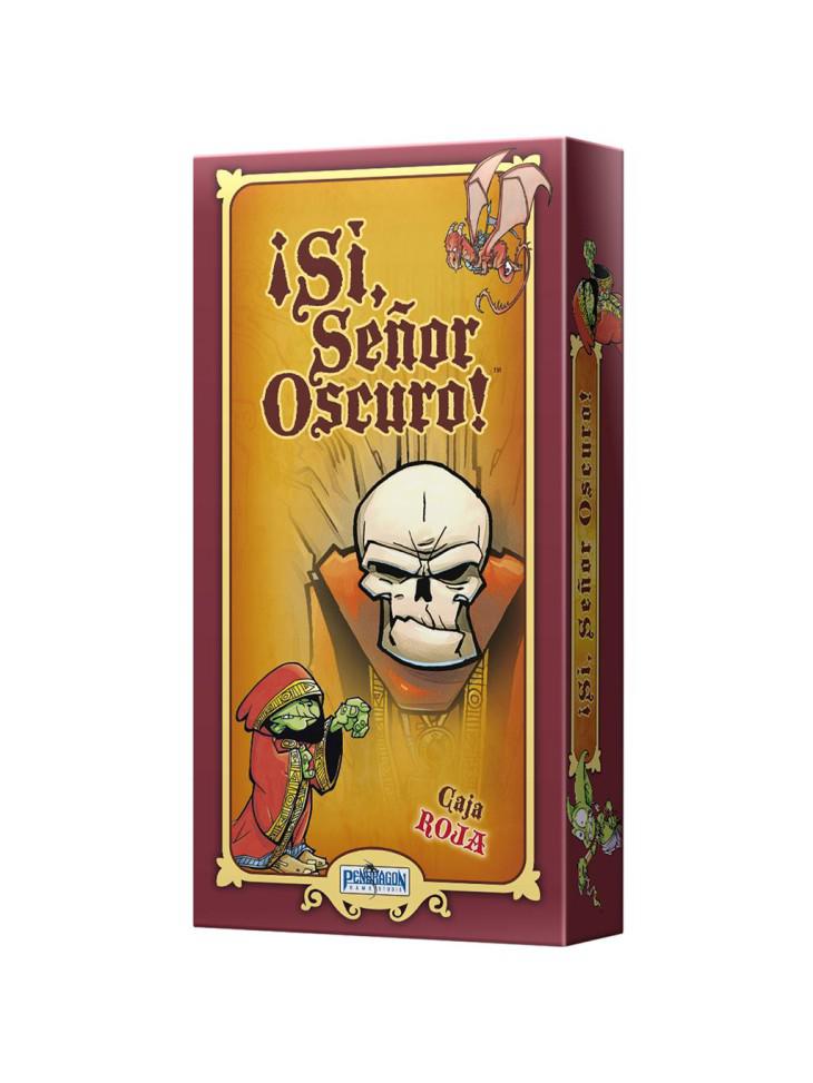 Sí Señor Oscuro Caja Roja juego de mesa humor fantasía cartas