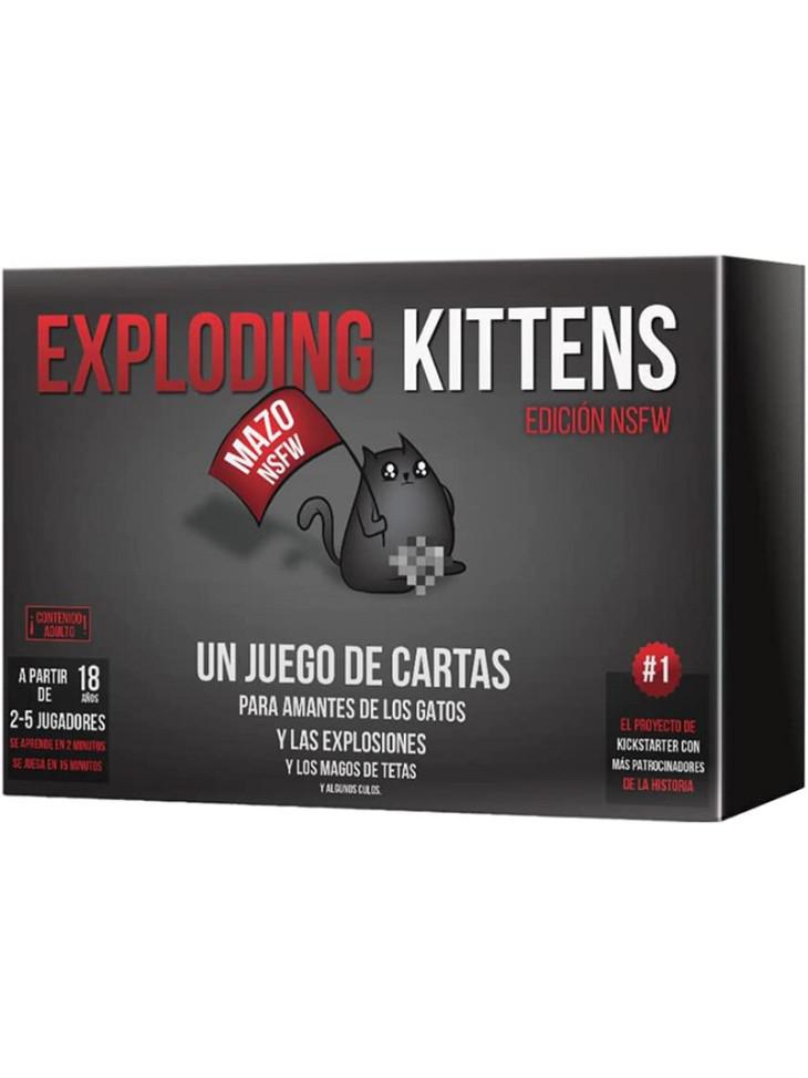 Exploding Kittens NSFW juego de mesa cartas humor estrategia