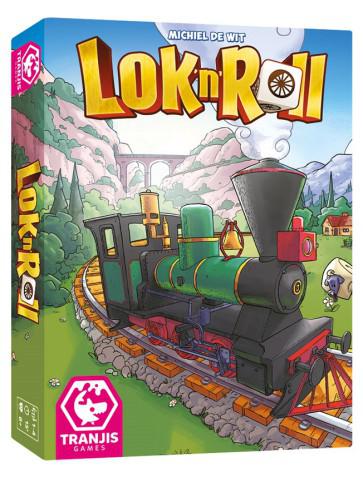 Lok'n'Roll juego de mesa familiar locomotora construcción vías