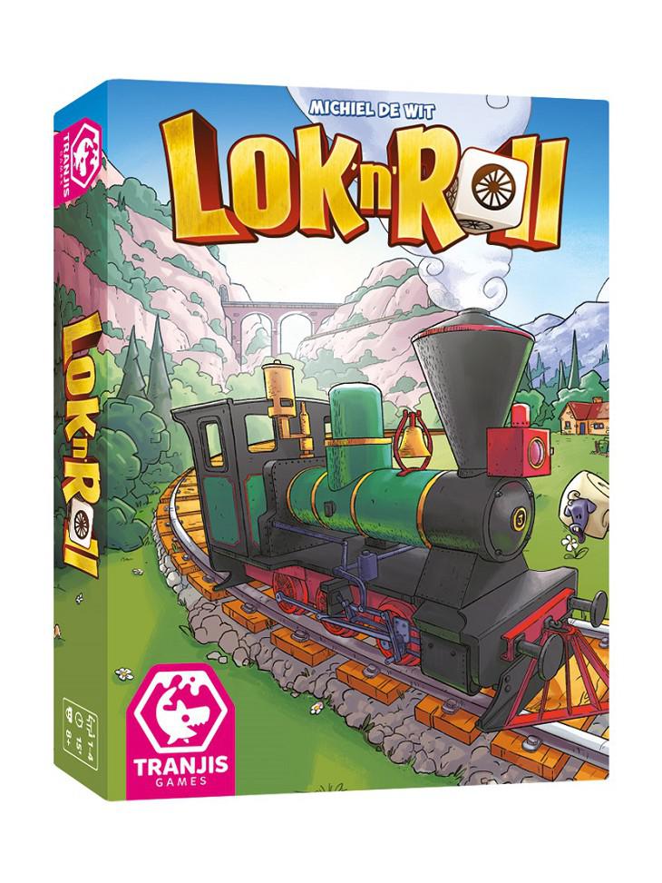 Lok'n'Roll juego de mesa familiar locomotora construcción vías