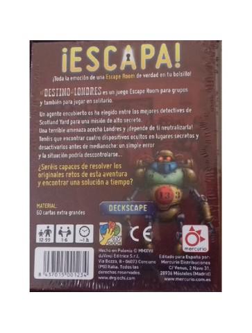 ¡Escapa! El Destino de Londres juego de mesa cooperativo de misterio