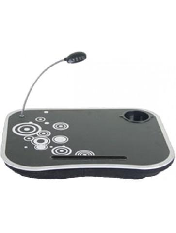 Mesa Portátil para PC, acolchada, con luz led- 44X34cm...