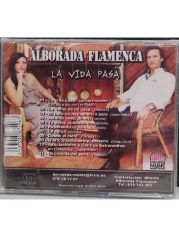 Cd Alborada Flamenca-La Vida Pasa. trasera