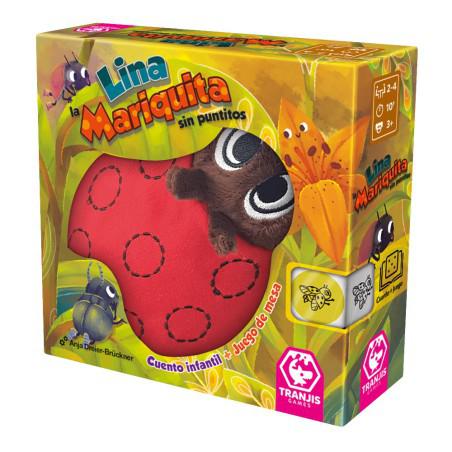 Lina La Mariquita Sin Puntitos juego de mesa infantil colores