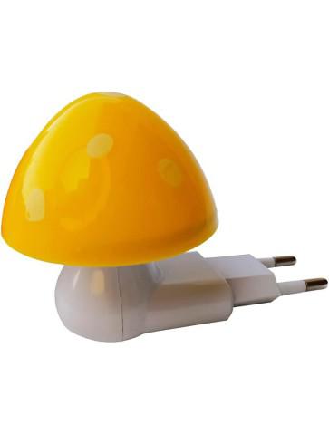Luz de noche con sensor 220V, 0.1 W, Amarillo, 1 und -Clenersa- 8436563512506