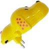 Luz de noche con interruptor, a 220V, 0.1 W, Perrete, Color Amarillo -Clenersa-