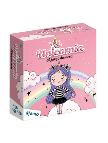 UNICORNIA - Una Aventura Mágica para Jugadores Mayores de 6 Años (2-4 Jugadores, 20 Minutos de Diversión