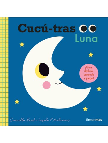 Libro para niños - cucú-tras. luna- Gira, desliza, aprende y juega!Español - Libro de cartón