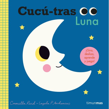 Libro para niños - cucú-tras. luna- Gira, desliza, aprende y juega!Español - Libro de cartón