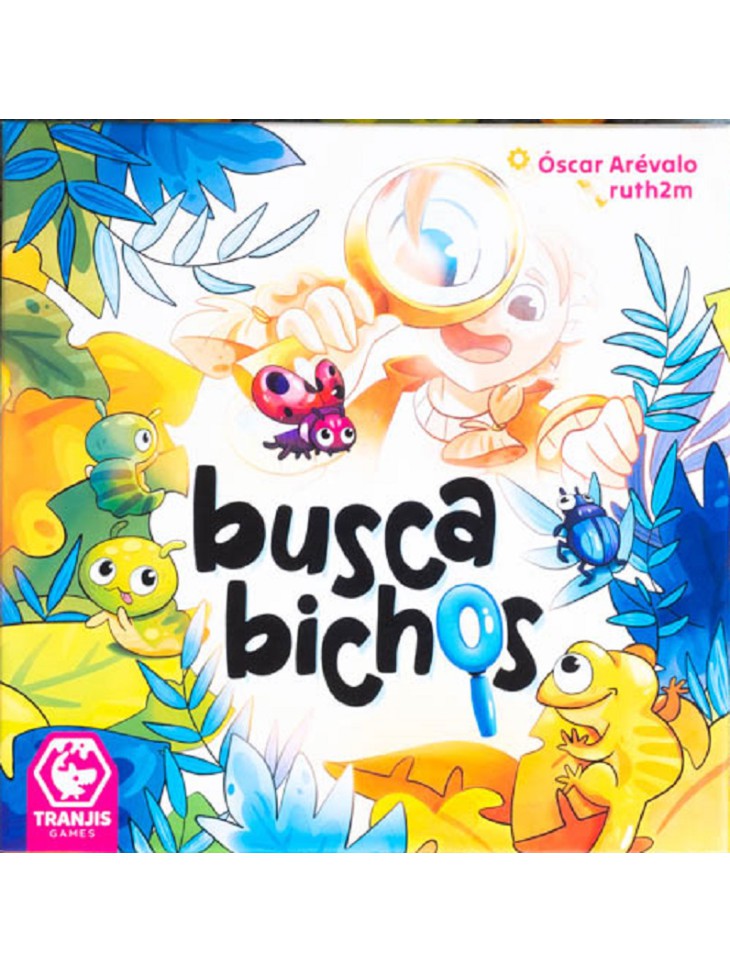 Busca Bichos juego de mesa infantil de memoria y colores Tranjis Games