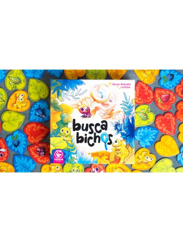 Busca Bichos juego de mesa infantil de memoria y colores Tranjis Games