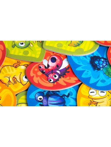 Busca Bichos juego de mesa infantil de memoria y colores Tranjis Games