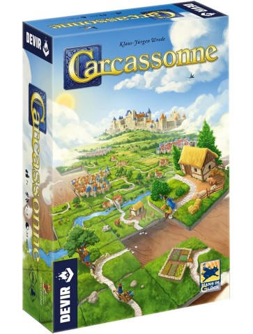 Carcassonne Devir juego de mesa de colocación de losetas
